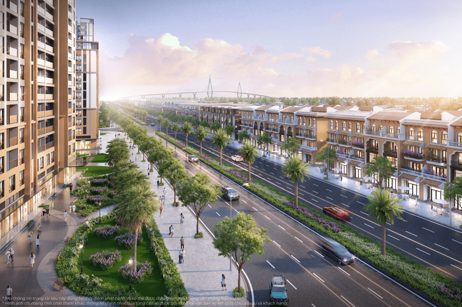 Sản phẩm liền kề tuyến Tương Lai và Vịnh Ngọc 48 có vị trí chiến lược tại lõi thương mại sôi động